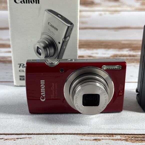 Canon IXY 180 PowerShot ELPH 180 20.0MP Digital Camera From JAPAN - Picture 2 of 8